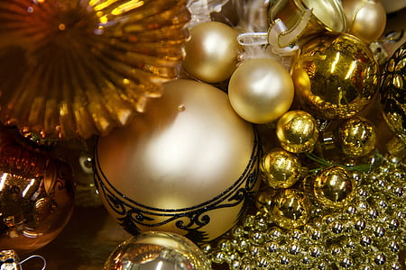 closeup photo of assorted-color ball decor lot thumbnail