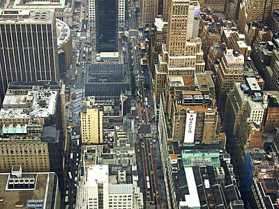 bird's eye view photography of buildings thumbnail