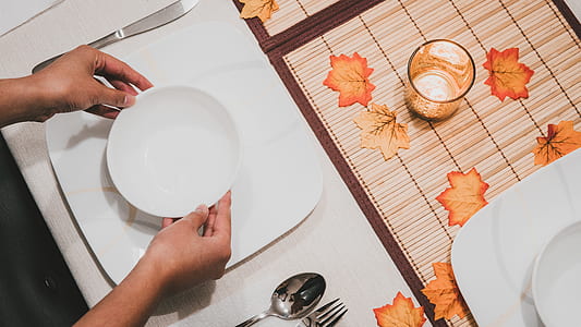 person touching white bowl thumbnail