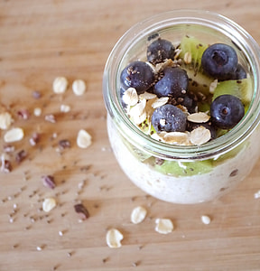 fruit parfait in glass jar thumbnail