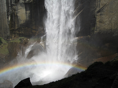 Rainbow at Vernal Falls, Yosemite National Park, California thumbnail