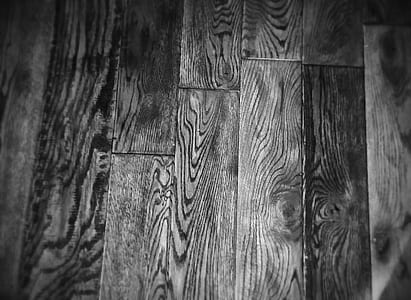 grayscale photography of parquet floor thumbnail