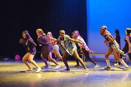 group of people dancing on stage thumbnail