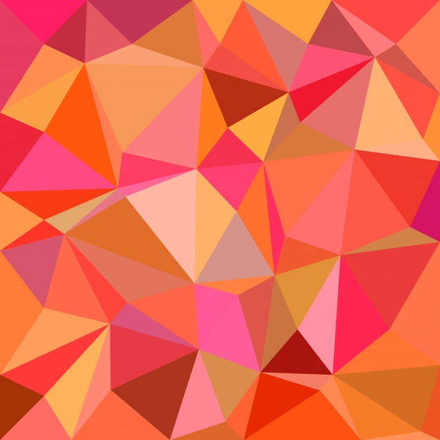Orange mosaic background eps file
