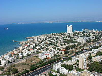 Cityscape and Urban Shoreline in Haifa, Israel thumbnail