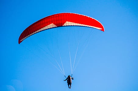 man in paragliding parachute thumbnail