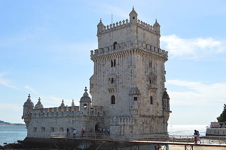 people standing near gray concrete castle thumbnail