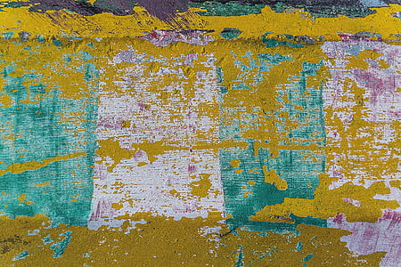 yellow, white, and pink abstract painting thumbnail