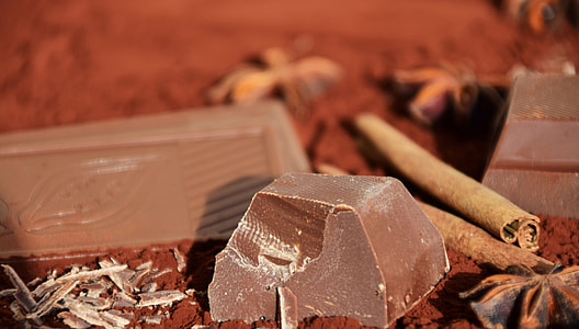 close-up photo of chocolate bar thumbnail