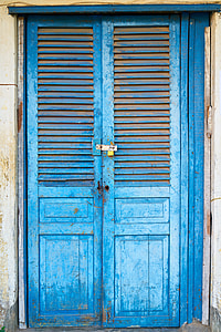 blue wooden door thumbnail