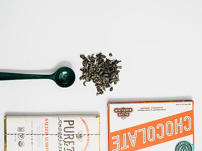 top view photography of green spoon thumbnail