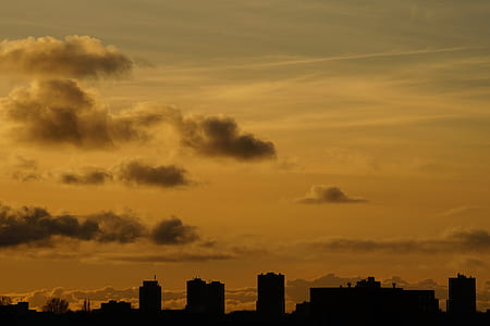 dawn, sky, sunset, sunrise thumbnail