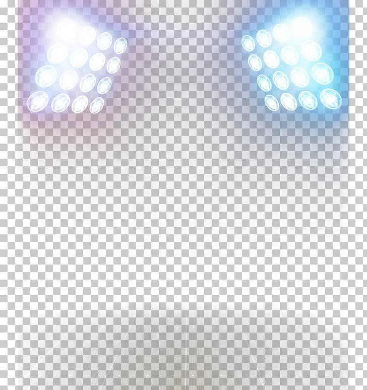 Light, Creative lighting effects, two white spotlights PNG clipart