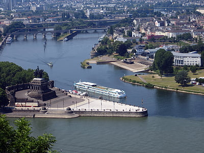 aerial photography of buildings near body of water thumbnail