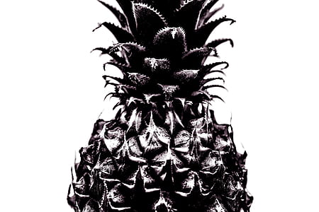 negative photo of pineapple fruit thumbnail