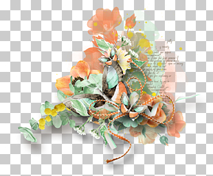 Floral design Cut flowers Flower bouquet Artificial flower, flower, green leafed plants illustration PNG clipart