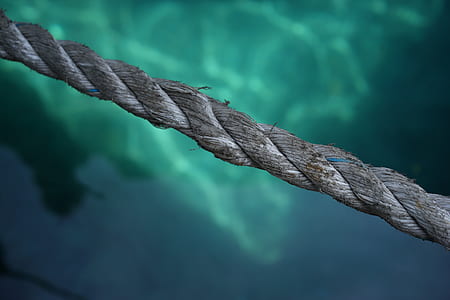selective focus photography of gray rope thumbnail