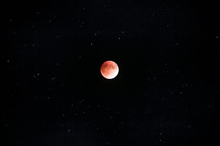 Red Moon And Stars Photo thumbnail