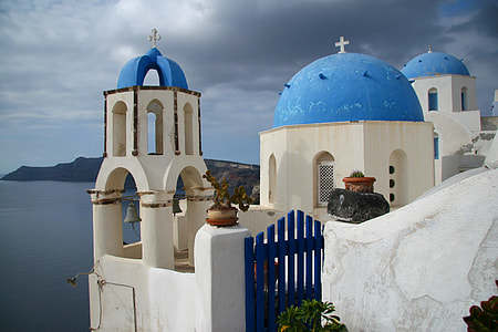 white and blue concrete building photography thumbnail