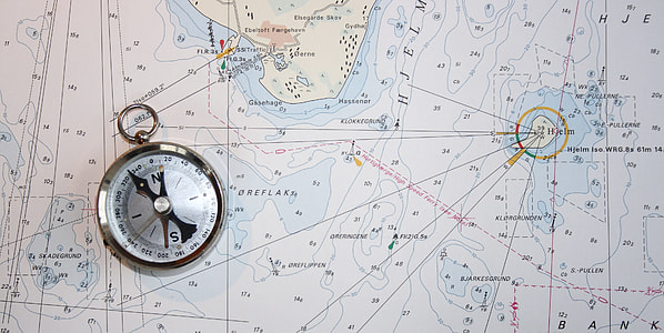 compass on map thumbnail