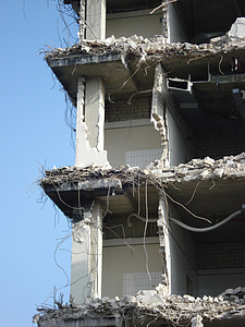 white wreck building photo taken at daytime thumbnail