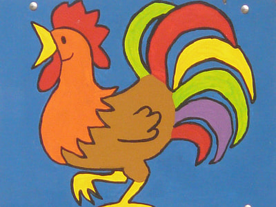 multicolored chicken illustration thumbnail