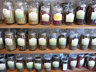 clear glass candy jar lot thumbnail
