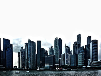 panoramic photography of Singapore city scape thumbnail
