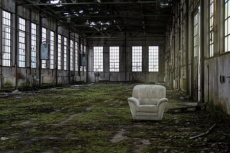 white fabric armchair thumbnail