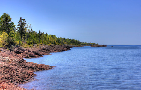Shoreline of Lake Superior in the Upper Peninsula, Michigan thumbnail