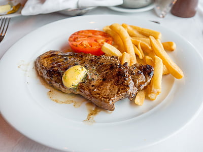 grilled steak with fries thumbnail
