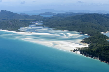 aerial photography of body of water thumbnail