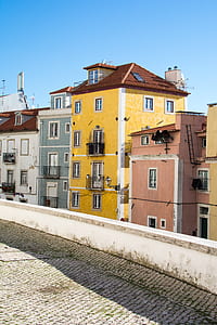 assorted-color buildings during daytime thumbnail