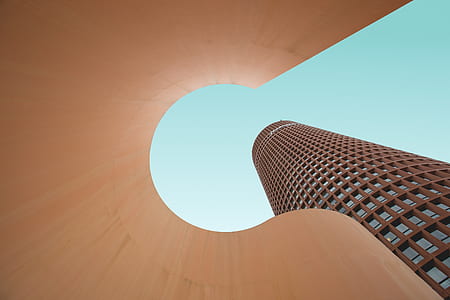 low angle photo of spiral building thumbnail