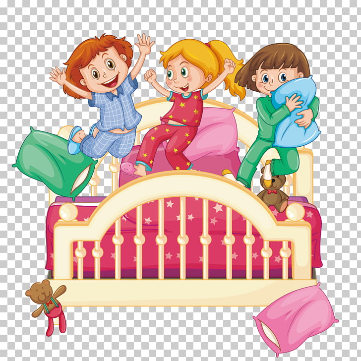 Pillow Fight Sleepover Pillow Fight Png Clipart Free Cliparts