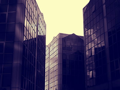 clouds, skyline, buildings, glass thumbnail
