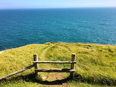 brown wooden fence in distant of seat thumbnail