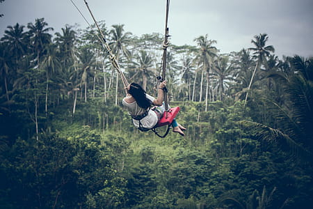 landscape, person, vacation, woman thumbnail