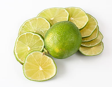 sliced lemon on white panel thumbnail