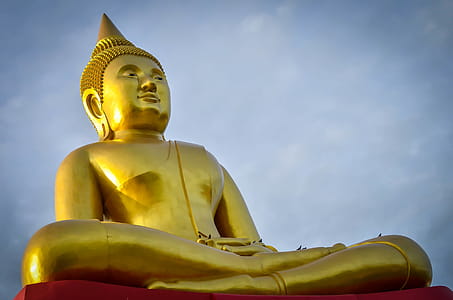 large golden buddha Statue thumbnail