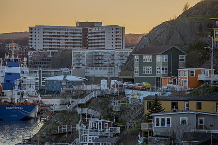 city, cars, sky, sunset thumbnail