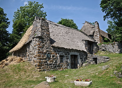 brown and gray brick house thumbnail