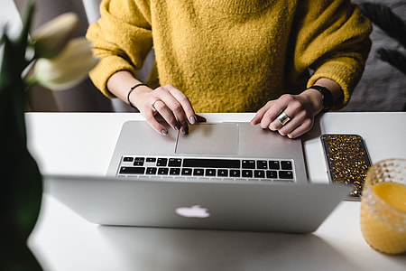 Businesswoman Working at Her Laptop thumbnail