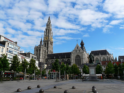 Old City Square of Antwerp, Belgium thumbnail
