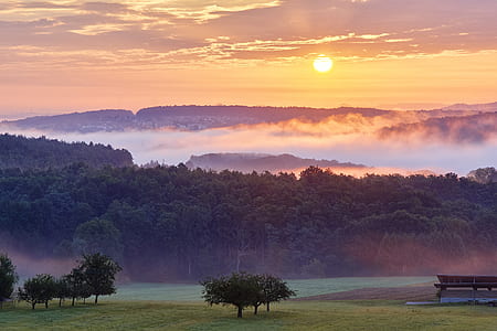 photo of mountain with fog thumbnail