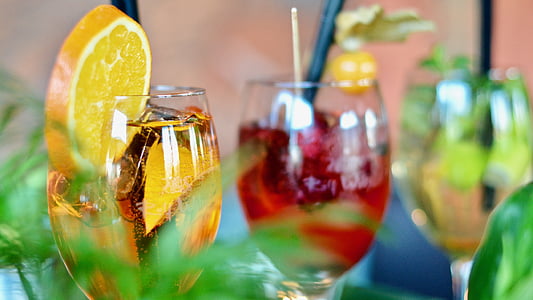 closeup photo of three clear wine glasses thumbnail