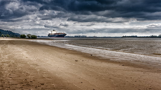 body of water during cloudy day thumbnail