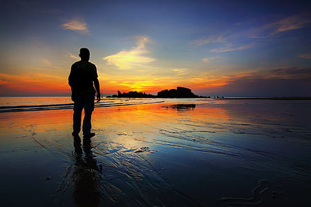 sea, dawn, sky, sunset thumbnail