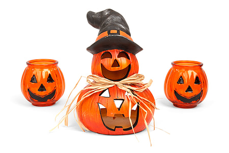 several Jack-O-Lantern decors thumbnail