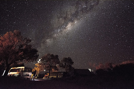 photography of stars during night time thumbnail